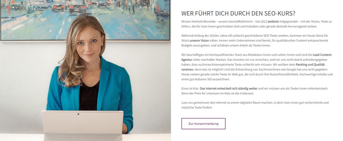 Onlinekurs erstellen – als Person überzeugen