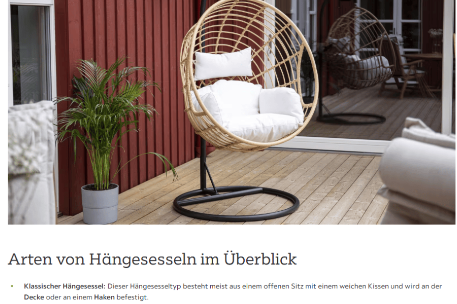 mömax: Shop-Content und Kaufberatung